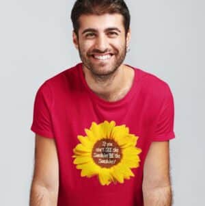 Be the Sunshine Sunflower T-shirt in Red