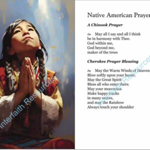 Pages 20&21 Native American Prayers