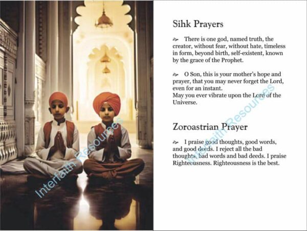 Pages 22&23 Sikh & Zoroastrian Prayers