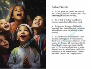 Page 6&7 Baha'i Prayers