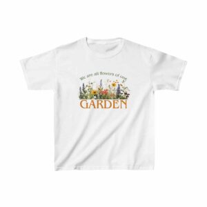 We are all Flowers of one Garden Kid's shirt - sport gray