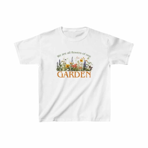 We are all Flowers of one Garden Kid's shirt - sport gray