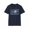 Bahai Faith, A World Embracing Vision T-shirt in Navy