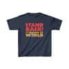Stand Back - I'm Changing the World - Kids T-shirt - in Navy