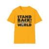 Changing the World T-Shirt - in Gold Yellow