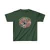 Kid's "Let's Be Kind to Every Creature" Cotton Tee - Forest Green
