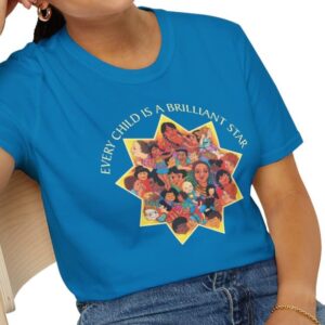Every Child is a Brilliant Star T-Shirt - Sapphire
