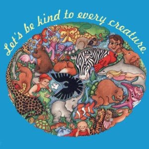 Let's be kind to every creature T-shirt Design