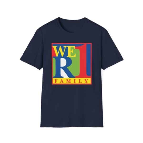 We R 1 Family Softstyle T-Shirt - Navy Blue