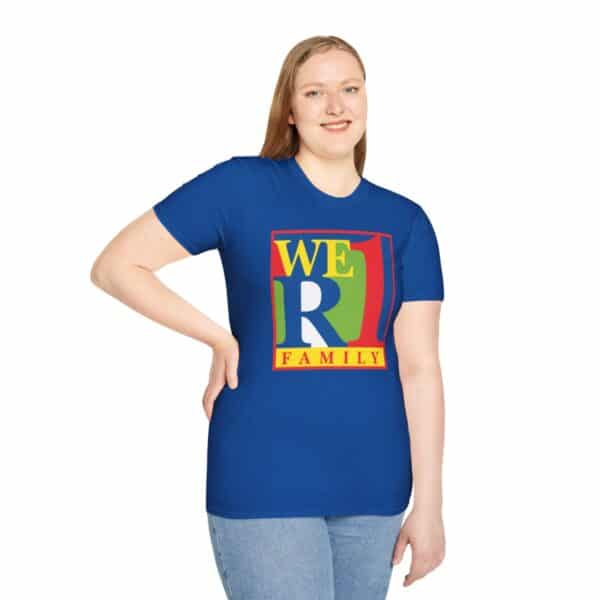 We R 1 Family Softstyle T-Shirt - Royal Blue