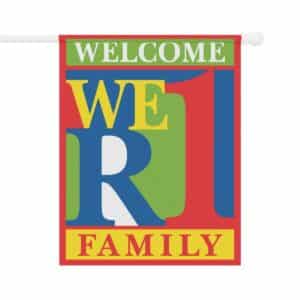 WeR1 (We Are One) Family Garden & House Banner, 24.5" x 32"