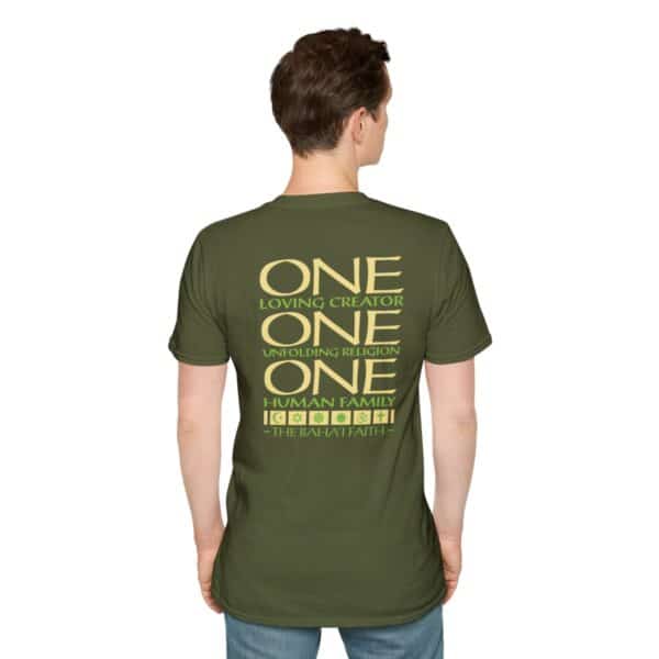 Celebrate Oneness Softstyle T-Shirt - Military Green Back