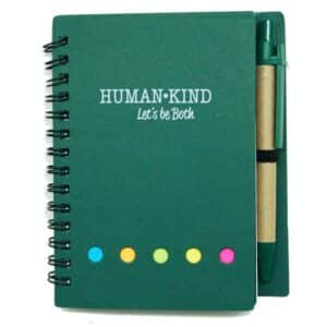 Human*Kind Notebook, Pen and Sticky Note set
