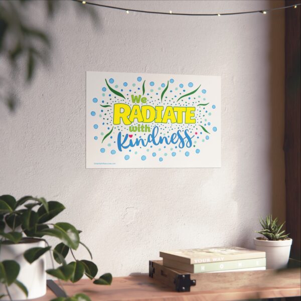 We RADIATE with Kindness – Radiation Therapy Poster