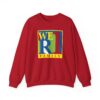 WeR1 Family Crewneck Sweatshirt in Cherry Red