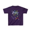 Kindness Is Contagious Kids Cotton Tee in Purple