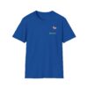 Front of Bee Kind Honeycomb Quilt 2-sided T-Shirt - Royal Blue