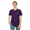 Front of Bee Kind Honeycomb Quilt 2-sided T-Shirt - Purple