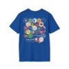 Back of Bee Kind Honeycomb Quilt 2-sided T-Shirt - Royal Blue