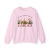 We Are All Flowers of One Garden Sweatshirt - Light Pink