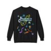 Black Kindness is Contagious Fleece Crewneck Sweatshirt