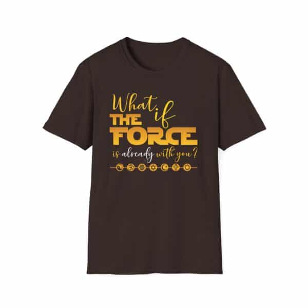 What If the FORCE Is Already with You? T-Shirt – Dark Chocolate