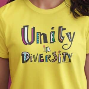 Unity in Diversity T-Shirt in Yellow