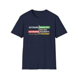 Economic Justice Interfaith T-Shirt - Navy Blue