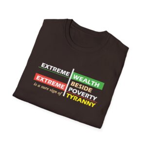 Economic Justice Interfaith T-Shirt - Dark Chocolate