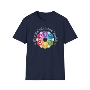 It’s a Kaleidoscope World Interfaith T-Shirt - Navy