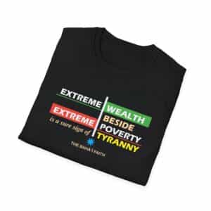 Economic Justice Baha’i T-Shirt - Black