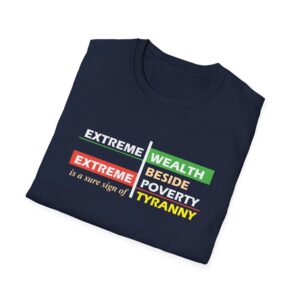 Economic Justice Interfaith T-Shirt - Navy Blue