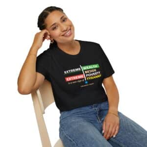 Economic Justice Baha’i T-Shirt - Black