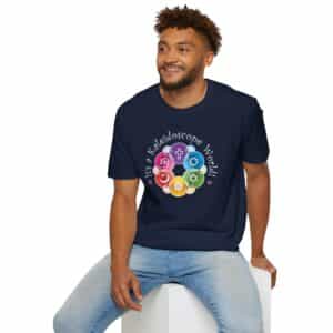 It’s a Kaleidoscope World Interfaith T-Shirt - Navy