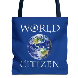 World Citizen/My Home 2-sided Tote Bag - Front