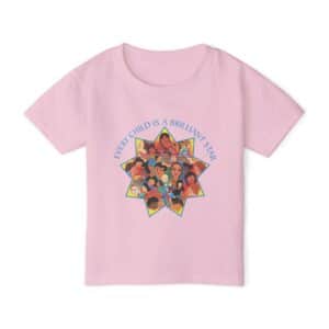 Every Child Is a Brilliant Star Toddler T-shirt - Light Pink