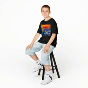 Who Am I NOT to Change the World – Kids Tee - Black