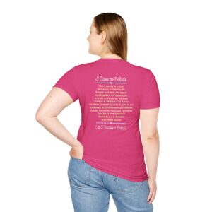 “So I Became a Baha’i” T-Shirt - back in Heliconia
