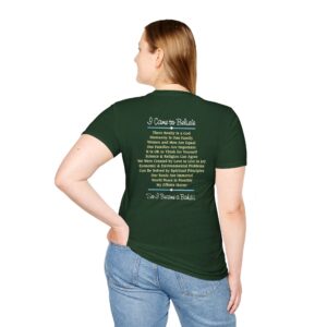 “So I Became a Baha’i” T-Shirt - back in Forest Green
