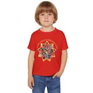 Every Child Is a Brilliant Star Toddler T-shirt - Red