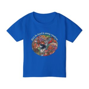 Let’s Be Kind to Every Creature Toddler T-shirt - Royal Blue
