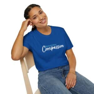 Remember Compassion T-Shirt - Royal Blue
