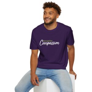 Remember Compassion T-Shirt - Purple