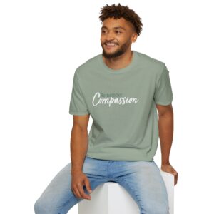Remember Compassion T-Shirt - Sage Green