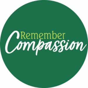 "Remember Compassion" magnet