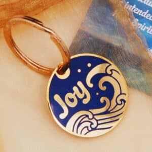 Sea of Joy Gold-plated key ring