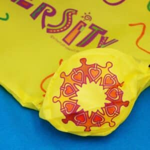 Color the pouch in human colors, or go wild