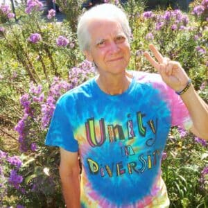 Each Tie Dye Unity in Diversity T is unique