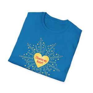 Illumine My Heart T-Shirt - Sapphire