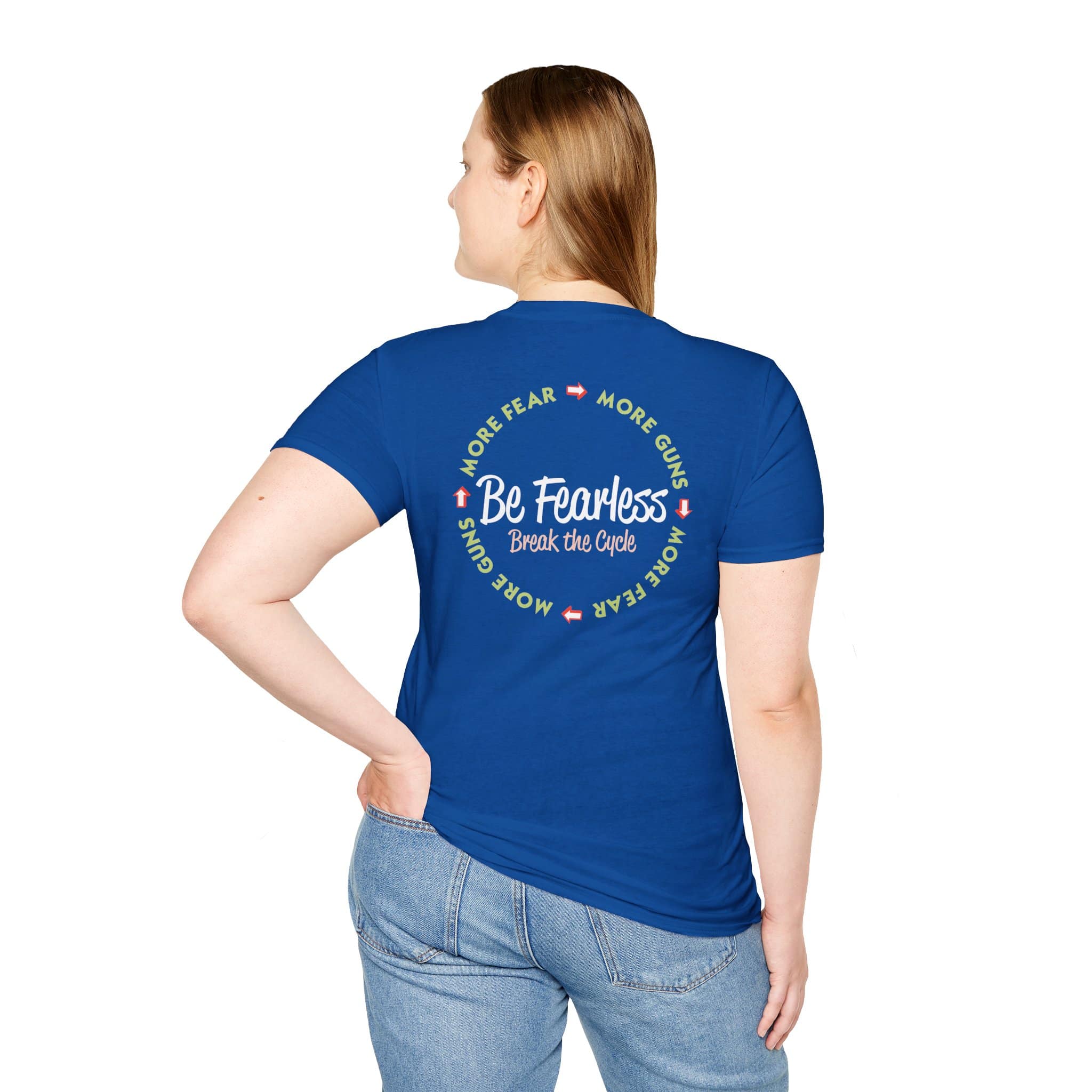 Be Fearless T-Shirt - Royal Blue